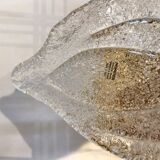 Pair of wall lamps Murano glass sheet