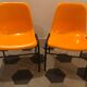 Lot de chaises vintage 70 , marque Aigfa