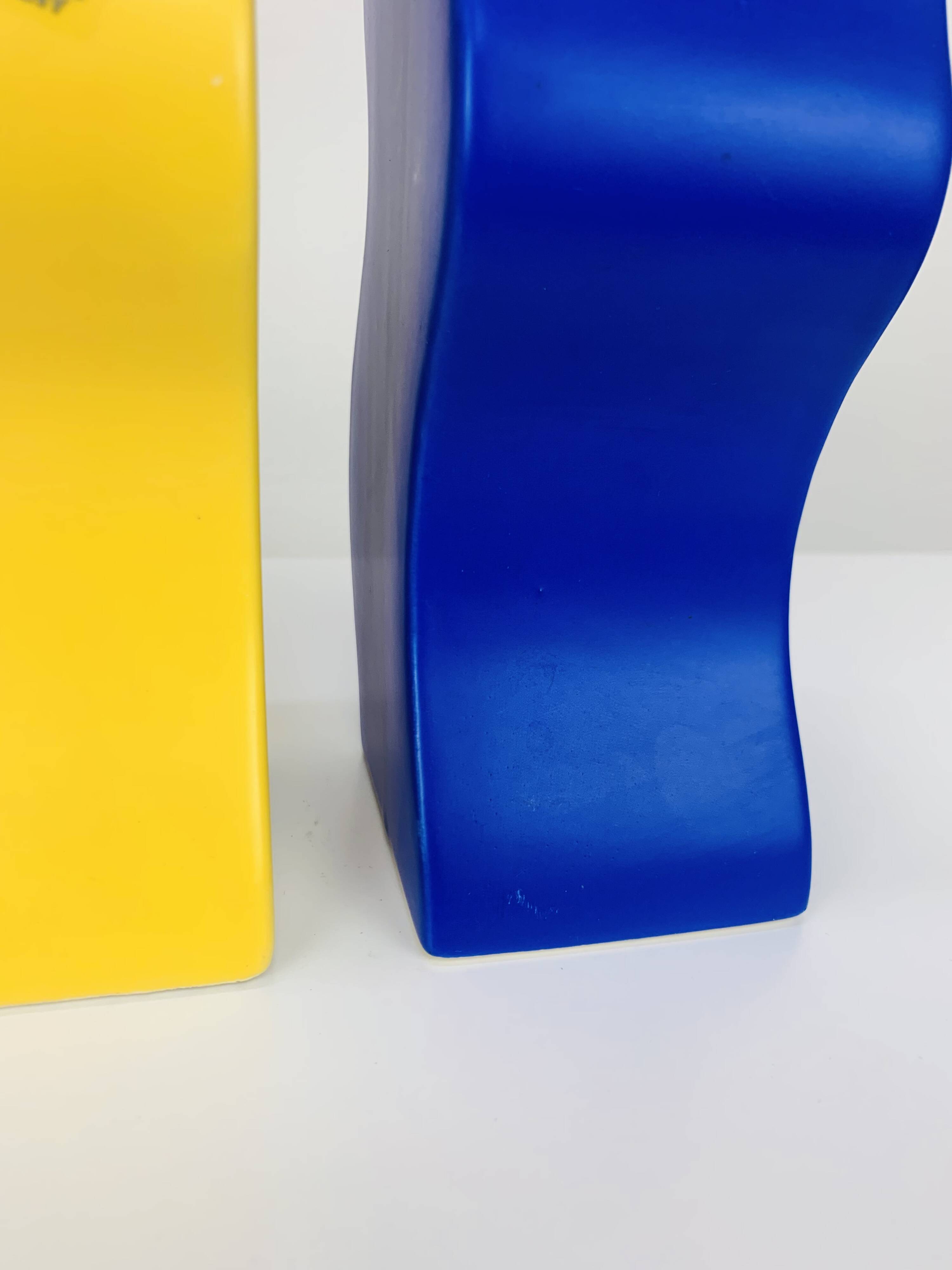 Pair of Asa vases, 80s ceramic, vintage