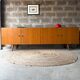 Vintage Scandinavian teak sideboard, 1970.