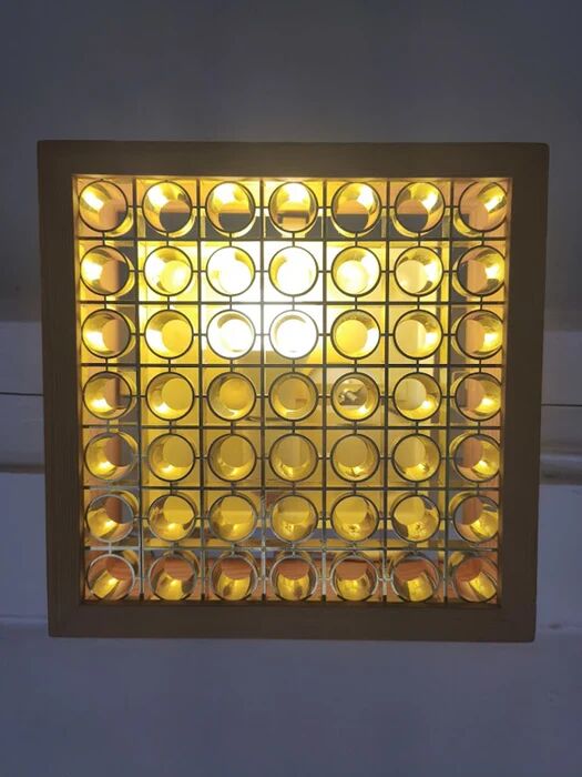Alda pine ceiling light, Swedish 1970s