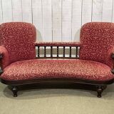 19th century English mahogany bench