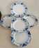 Set of 5 mismatched iron earth plates