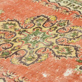 Anatolian handmade vintage rug 242 cm x 150 cm