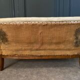 Sofa art deco 1930 geometric wood structure