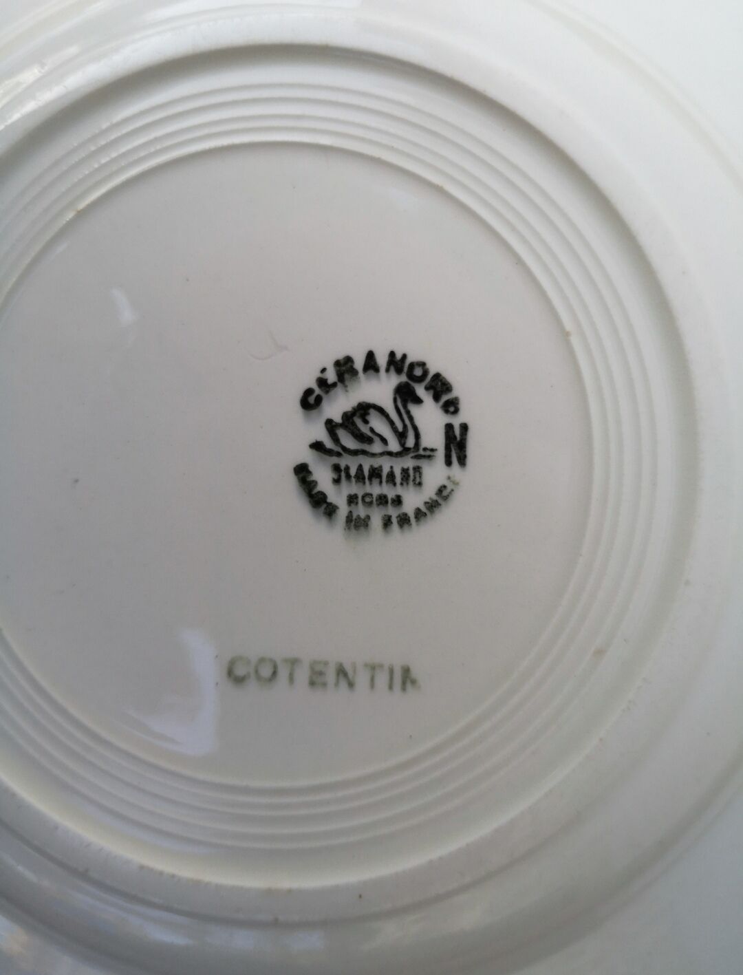 Old hollow plates Cotentin St Amand