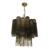 Contemporary murano glass "tronchi" multicolors sputnik chandelier