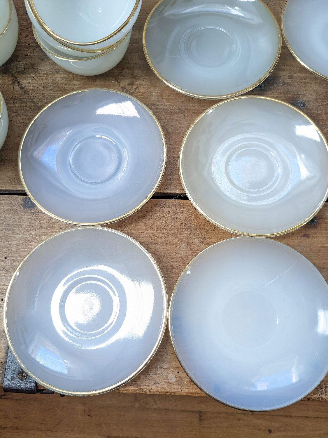 Opaline cups harlequin arcopal