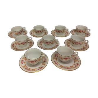 Digoin porcelain coffee service