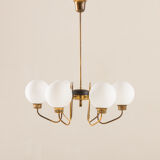 Mid-century modern chandelier, Italy, 1960s