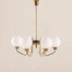 Mid-century modern chandelier, Italy, 1960s
