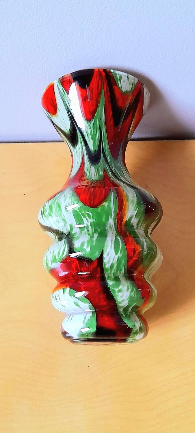 Murano glass vase, Carlo Moretti 70s
