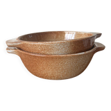 Set of 2 stoneware bowls