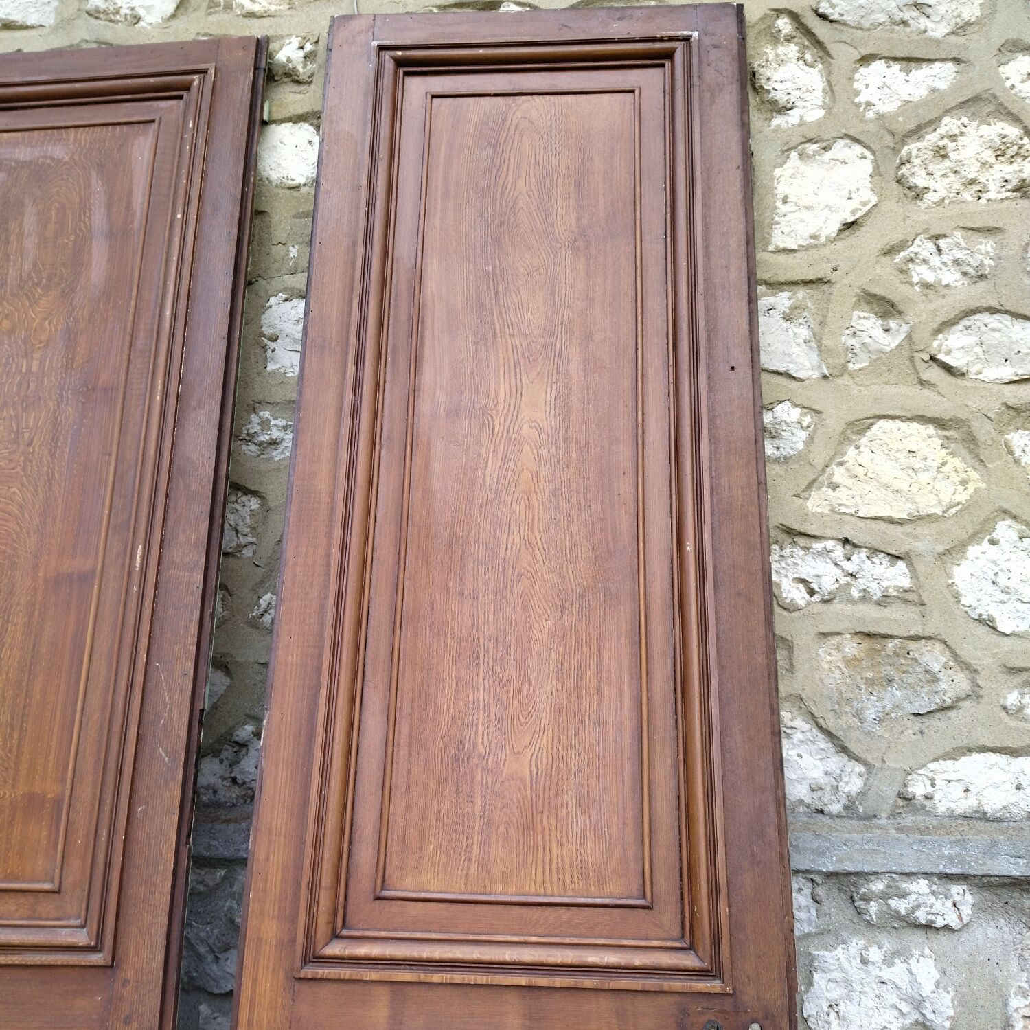 Pair of 19th century Haussmanian apartment doors
