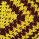 Vintage wool cushion crochet year 60