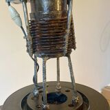 Upcycline industrial design lamp
