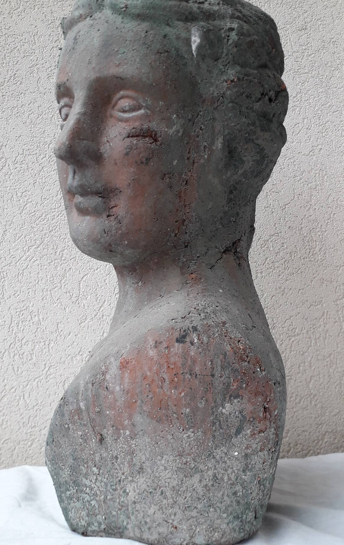Terracotta bust