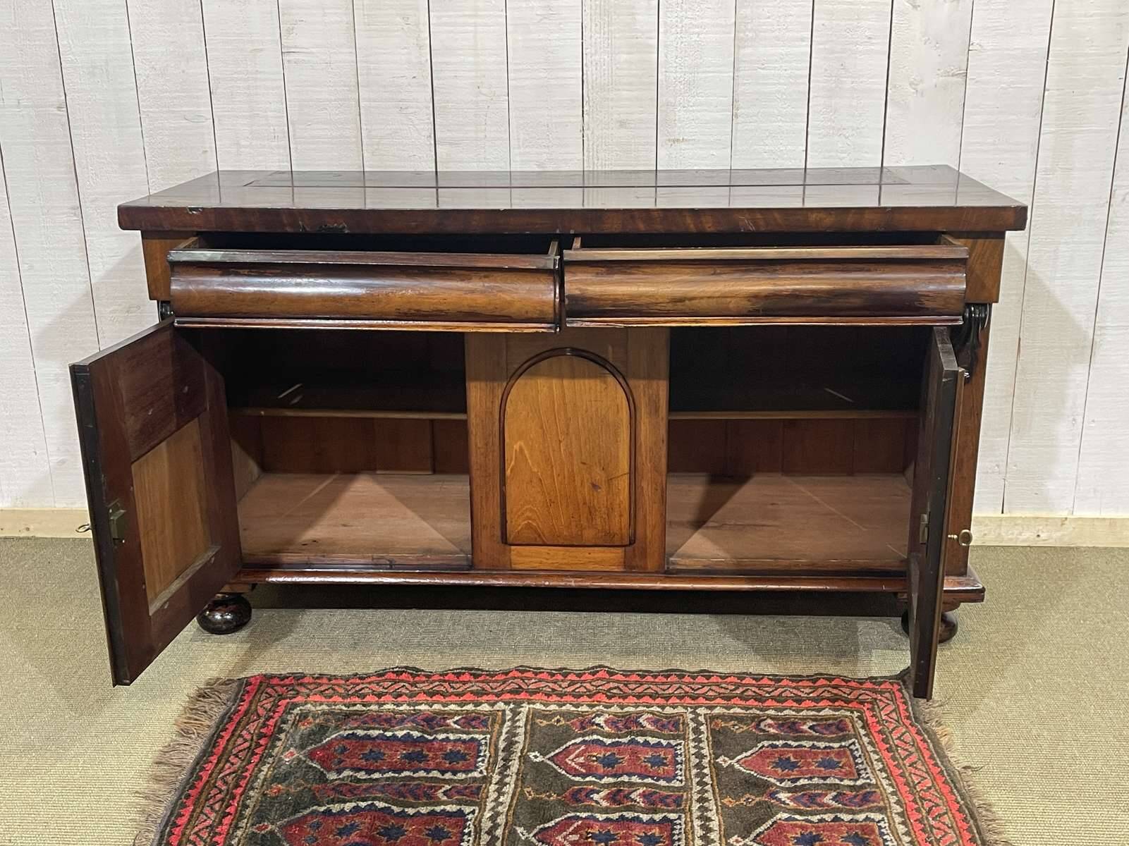 Enfilade Victorienne 19ème en acajou