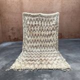 White Marmoucha Moroccan rug - 194 x 347 cm