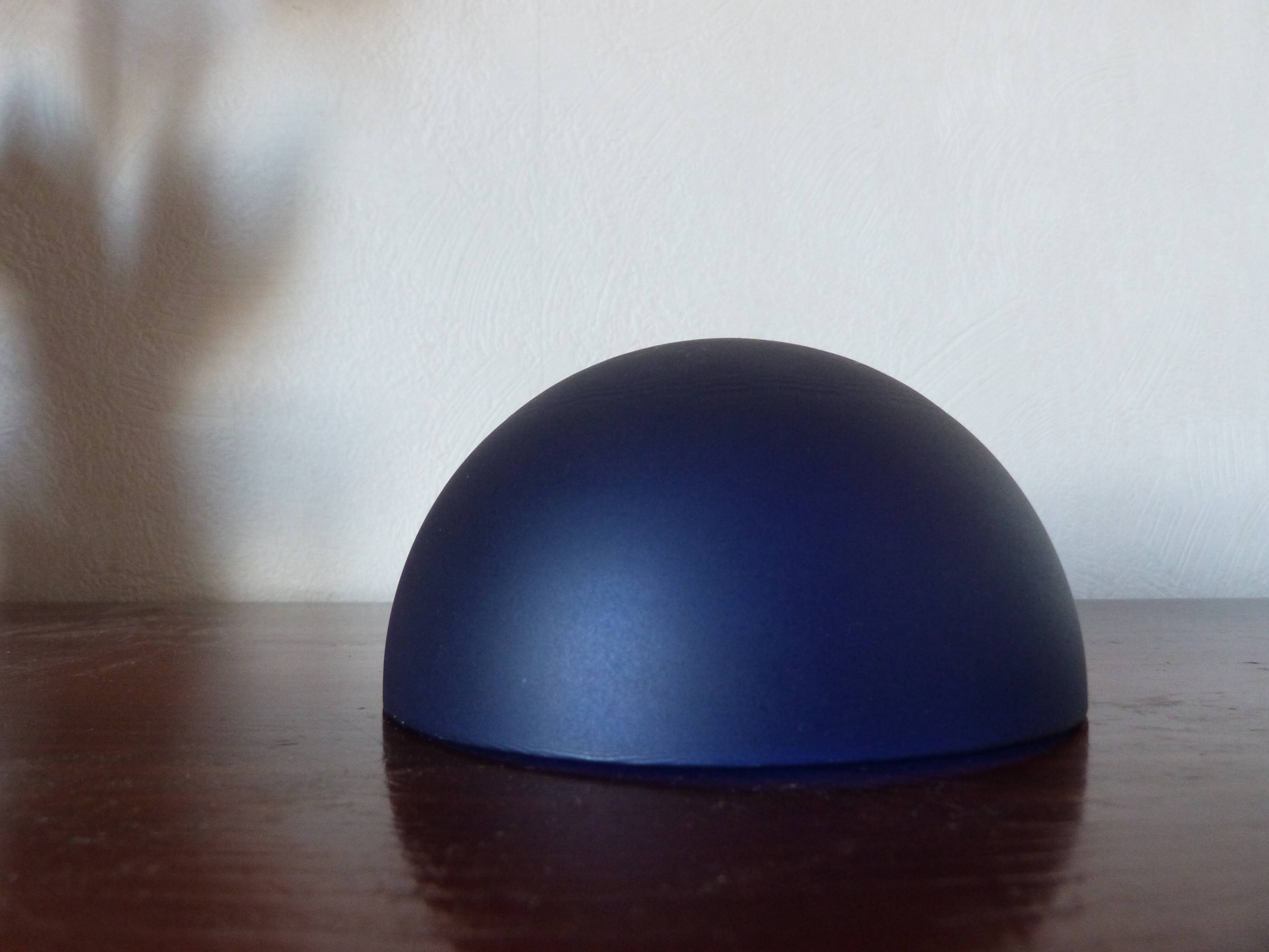 Saladier verre bleu cobalt