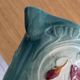 Pichet barbotine Art Nouveau « Capucines »