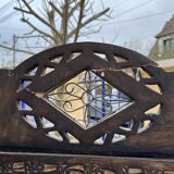 Old wooden screen