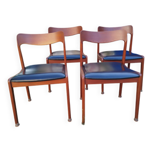 Chaises scandinave en - teck