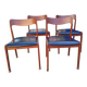 Scandinavian chairs in teak