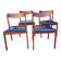 Scandinavian chairs in teak