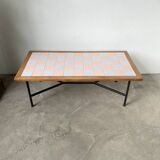 50s tiled coffee table