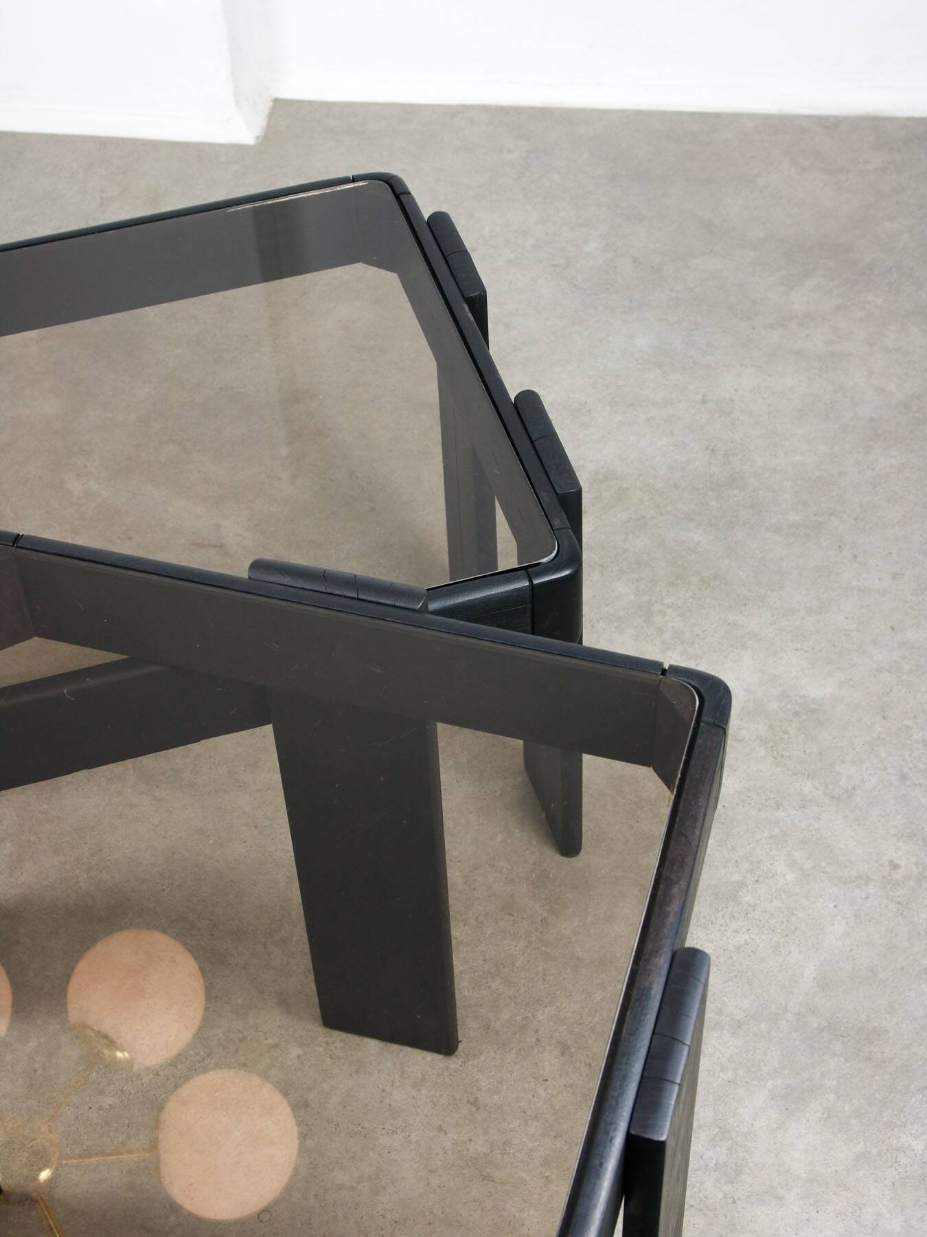 Vintage Nesting Tables by Gianfranco Frattini, Set of 2