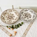 Lot de 4 assiettes creuses anciennes Gustafsberg Asiatic Phaesants