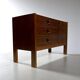 1978 - Modernist solid wood chest of drawers - France