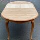 Renovated Louis XV dining table in cherry wood from the 20th century, 210cm.