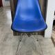 Eames Herman Miller DSR Eiffel blue skai vinyl fibreglass chair
