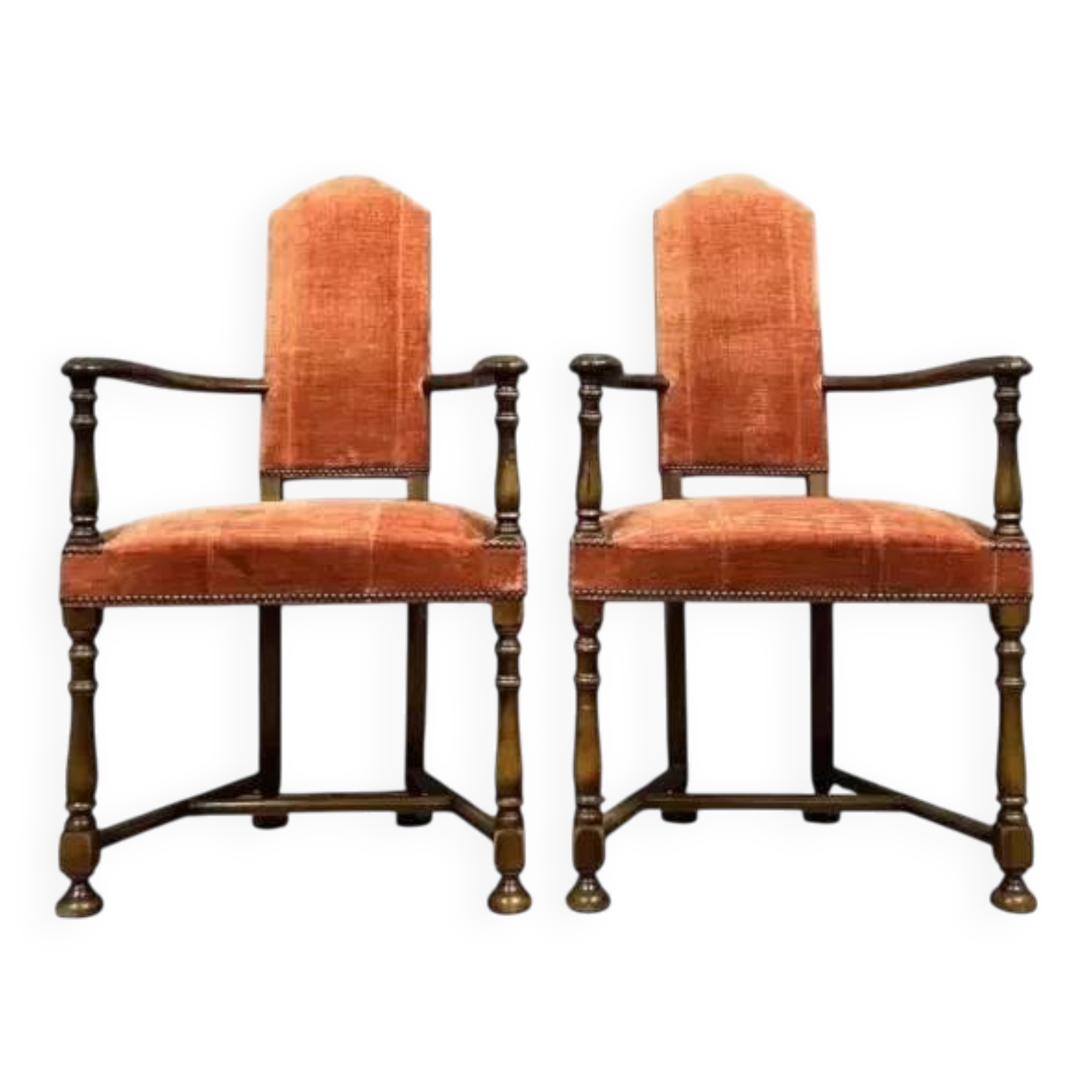 Paire de fauteuils dits "caquetoires"