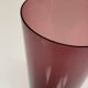 Set of three vintage coloured glasses from the 70s.