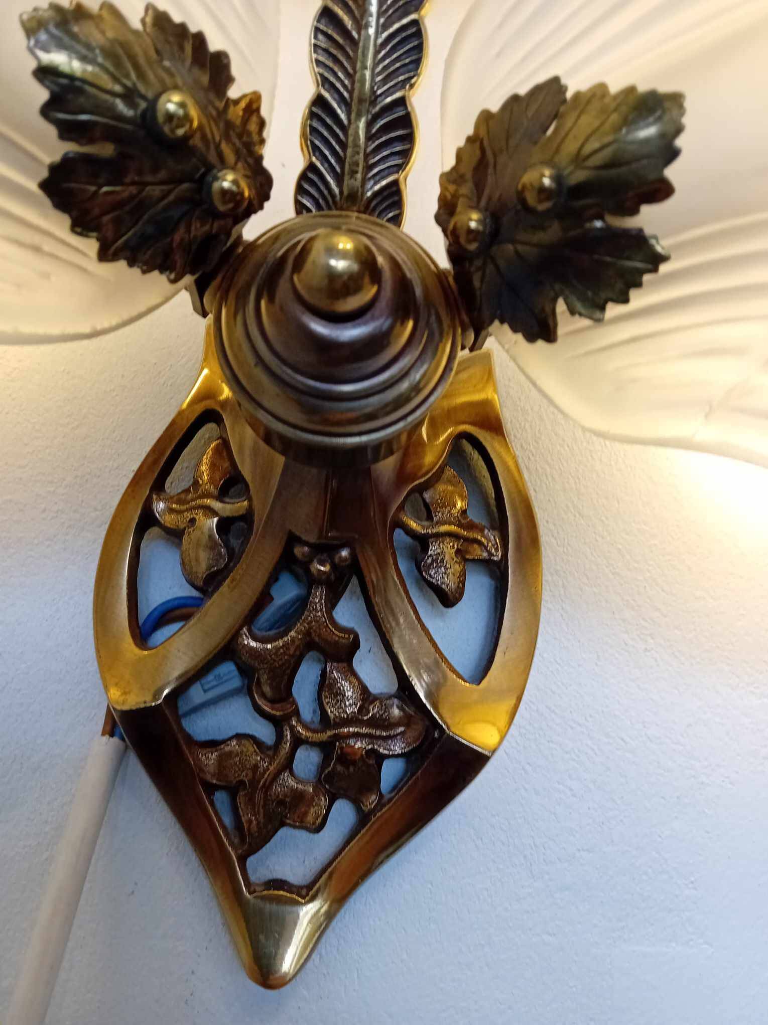 Hollywood Regency wall light, 60s/70s
