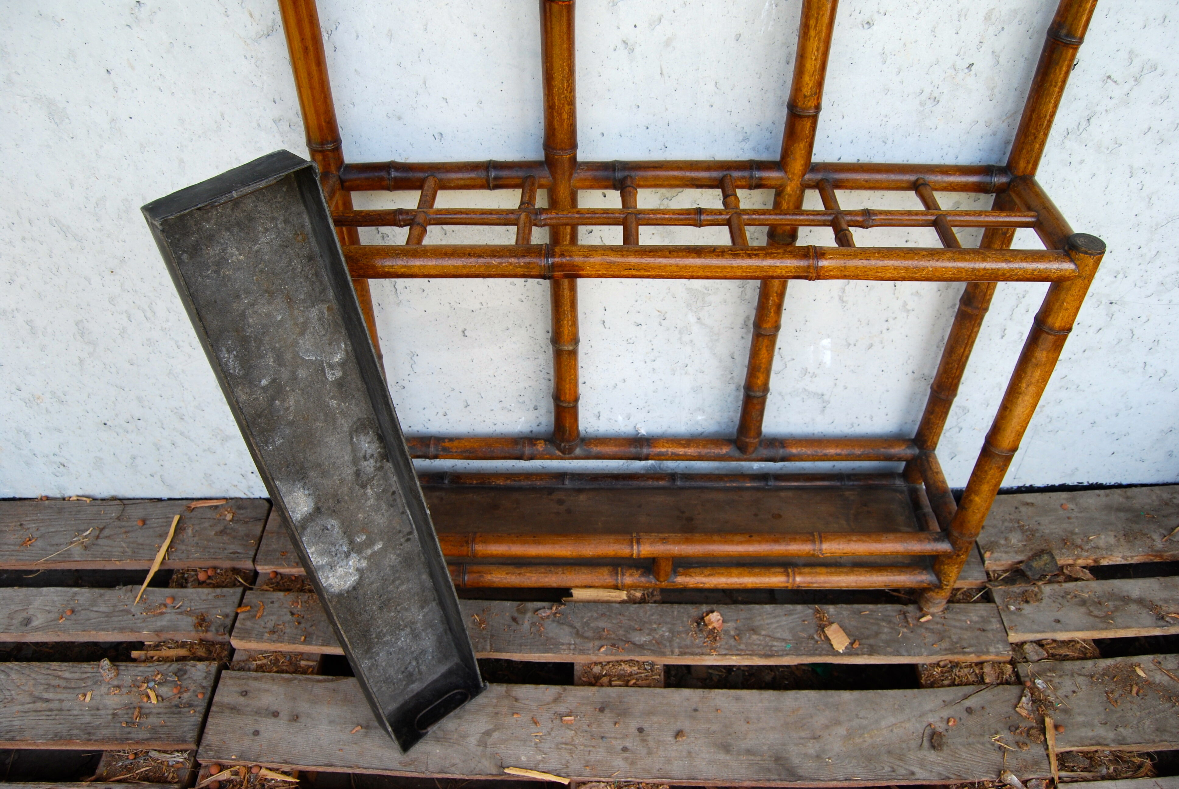 Bamboo coat rack early 20th century