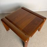 Square wooden coffee table