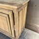 Old office furniture, raw oak wood.