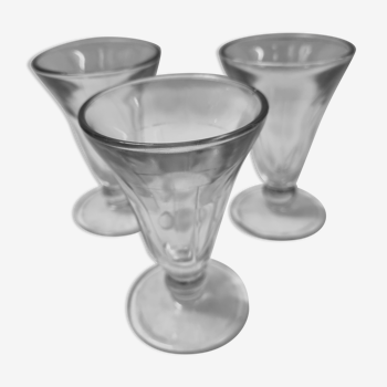 3 glasses bistrot from 1930