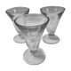3 verres bistrot de 1930