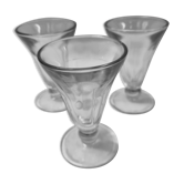 3 verres bistrot de 1930