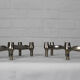 Set de 4 chandeliers chromés BMF Ditto Nagel années 1970