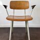 Vintage chair design Friso Kramer model Revolt with armrests