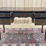 English chippendale desk in walnut from the 1950s