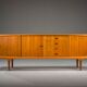 Mid-century Scandinavian modern teak sideboard by Harry Østergaard for Randers Møbelfabrik, 1960s