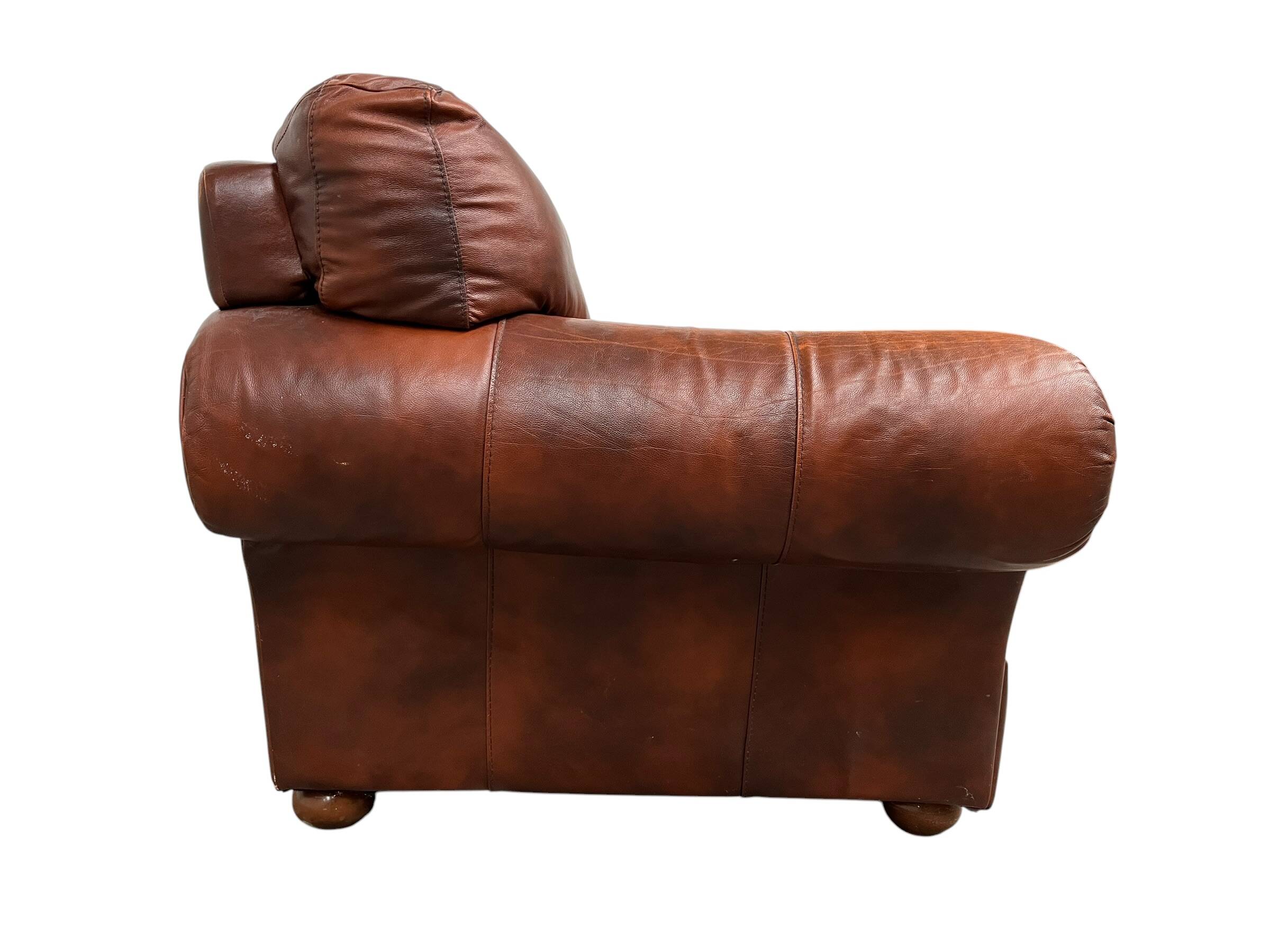 Ensemble de 2 fauteuils en cuir tchèque XL
