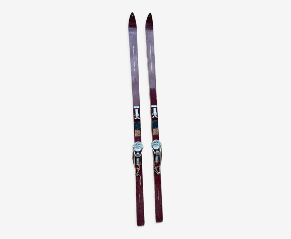 Paire de skis 1960 vintage rossignol